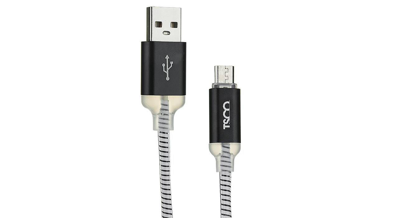 کابل تبدیل USB به microUSB تسکو مدل TC 71 طول 1 متر (TSCO TC 71 USB To microUSB Cable 1m)